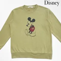 Disney ミッキープリント スウェット レトロ風 メンズ レディース Mのサムネイル