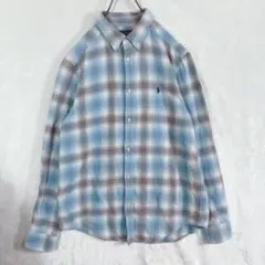 ラルフローレン RALPH LAUREN オンブレチェックシャツ 長袖シャツ
