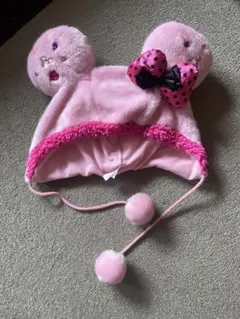 ディズニー ファンキャップ ミニー リボン ピンク