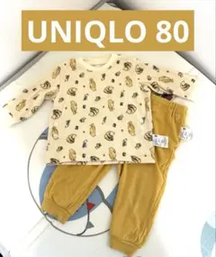 UNIQLO クマのプーさん　ベビーパジャマ　80cm
