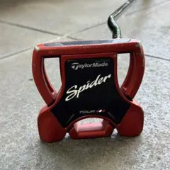 スパイダーツアーレッド グリップ新品交換済 34インチヘッドカバー付き