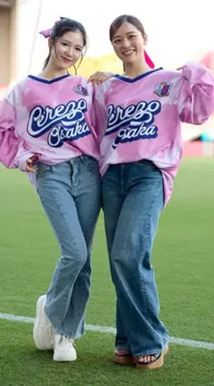 Cerezo Osaka ピンク長袖シャツ　セレッソ大阪　京都戦