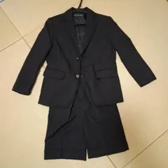 黒いストライプのスーツ・ブレザーセット 130cm