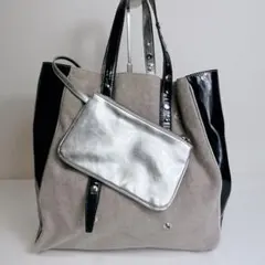 MM6 Maison Margiela ポーチ付き トートバッグ