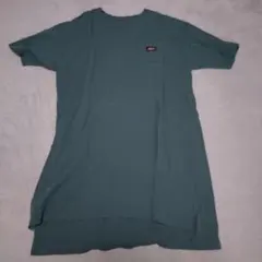 Dickies グリーン 半袖ひざ丈ワンピースのサムネイル