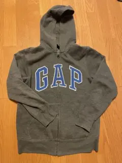 【古着】90s OLD GAP ジップパーカー ロゴドン y2k