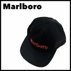 Marlboro コーデュロイ 刺繍ロゴキャップ 黒 マルボロ a2のサムネイル