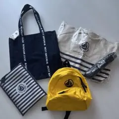 PETIT BATEAU 【非売品ノベルティ】ネイビー トートバッグのサムネイル