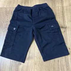 コムサイズム ネイビー カーゴパンツ