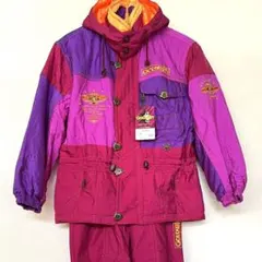 【未使用】GOLDWIN スキーウェア 紫ピンクオレンジ 90’sレア