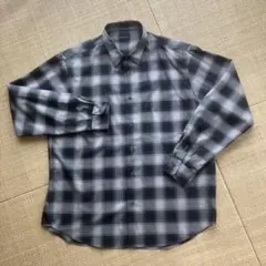green label relaxing チェック柄長袖シャツ