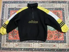90年代　adidas　アディダス　アノラック　プルオーバー　フリース　Lサイズ
