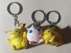 バンプレスト ポケモン キーホルダー 3個セット ピカチュウ 任天堂