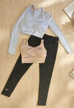 【新品】NIKEフィットネスウェア３点セット
