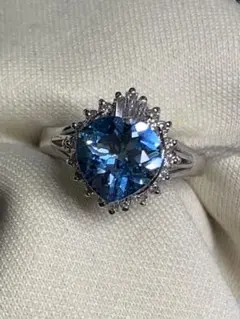 ループタイ ネクタイリング チーフリング スカーフリング ブルー
