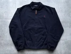 90s USA製　ポロバイラルフローレン　スイングトップ　ネイビー　Sサイズ