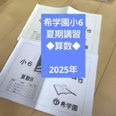 希学園小6 習熟度確認テスト【2026年】本年度 - メルカリ