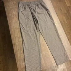 ユナイテッドアローズ チェック柄 ワイドパンツ