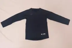 【新品】デサント　長袖アンダーシャツ　裏起毛　130　JSTD-657　紺