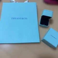 極美品　ティファニー　リングケース　指輪入れ　空箱　ブルーボックス