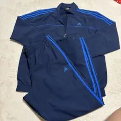 adidas ネイビー ジャージ上下セット