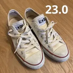 コンバース　白　23.0