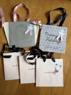 JILL STUART ジルスチュアートショッパー 紙袋5枚セット