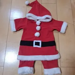 サンタ コスチューム ロンパース 60 ベビー クリスマス