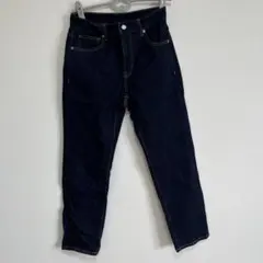 GU ダークブルー ストレートデニム　Mサイズ