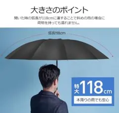 折りたたみ傘 大きい