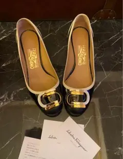 フェラガモ パンプス　7 1/2 D 新作 フェラガモ 革靴