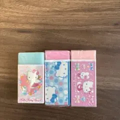 ハローキティ　消しゴムセット