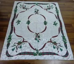 テーブルクロス　生地　クリスマス　173cm×132cm
