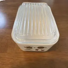 ミルクガラス バターケース キッチン柄のサムネイル