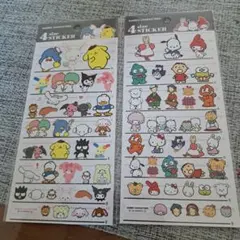 4サイズステッカー　サンリオ　キャラクター　シール　カミオジャパン