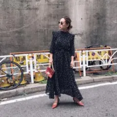 アメリヴィンテージ　 Ameri vintage 星柄　ワンピース