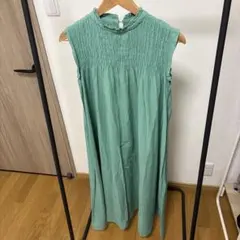 ミントグリーン ノースリーブ ワンピースのサムネイル