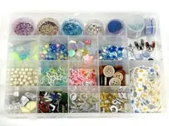 h851 ハンドメイド　パーツ　まとめ売り　詰め合わせセット　ビーズ　ボタン