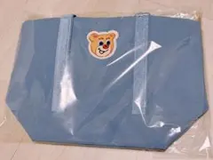 【新品未使用】オールドテディ　ワッペントートバッグ　ライトブルー