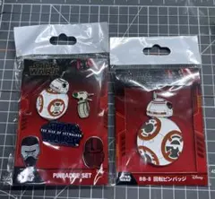 スカイウォーカーの夜明け ピンバッジ& BB-8 回転ピンバッジセット