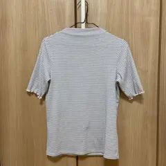 匿名配送 GU メロウボーダーTシャツ 半袖のサムネイル