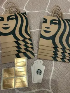 スターバックス ミニ紙袋10枚セット
