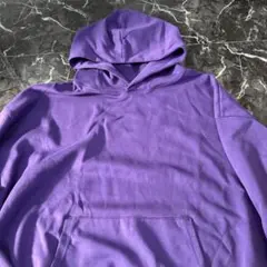 限定値下げ　ライトオン　オーバーサイズ　パープル フード付き パーカー