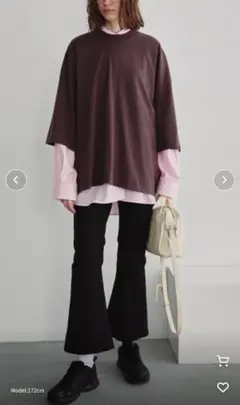 【試着のみ美品】オーバーサイズシャツ(ピンク) 1点のサムネイル