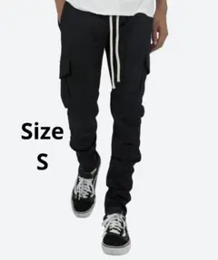 mnml ZIP CARGO DRAWCORD PANTS / BLACK7のサムネイル