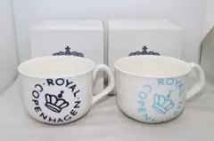 未使用 ロイヤルコペンハーゲン スープカップ ニューシグネチャー 2個 元箱有り