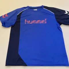 hummel 半袖プラクティスシャツ ブルー ネイビーのサムネイル