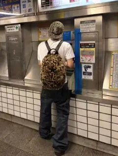 y2k ヒョウ柄ファー バックパック archive swag 00s 平成 - メルカリ