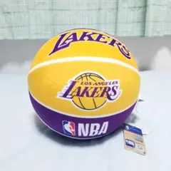【★新品未使用★】しまむら×NBA　レイカーズ　ボールクッション