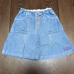 ガールズキッズOLIVE des OLIVE デニムハーフパンツ120